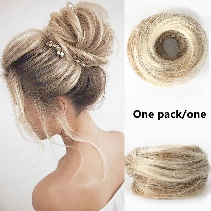🔥 Add more Synthetic Messy Bun Hair Piece for Women and Save 70% Off Retail Price 💖💖