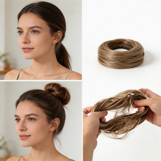 🔥 Add more Synthetic Messy Bun Hair Piece for Women and Save 70% Off Retail Price 💖💖