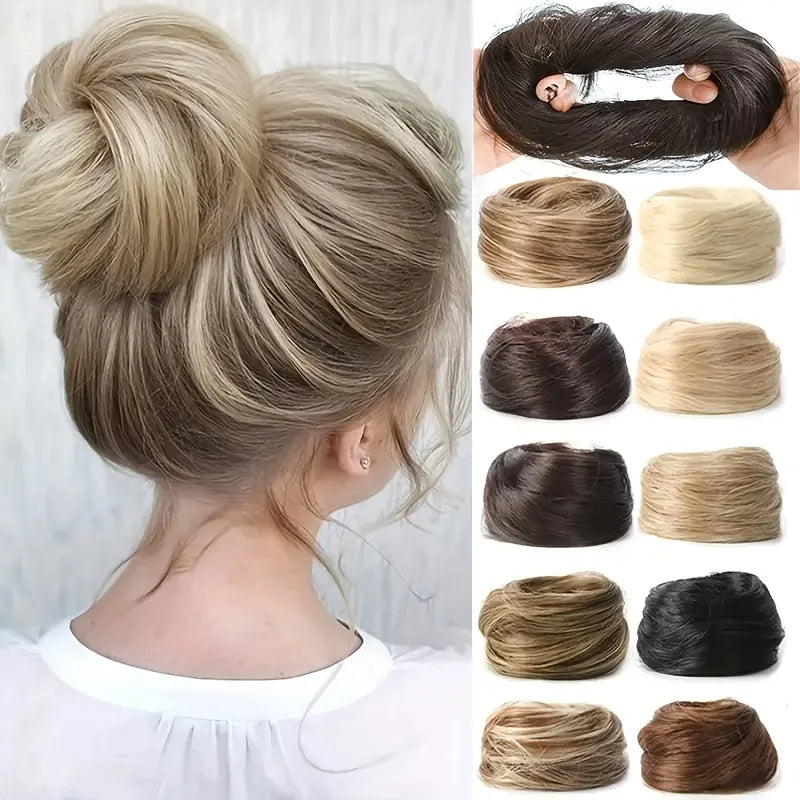 🔥 Add more Synthetic Messy Bun Hair Piece for Women and Save 70% Off Retail Price 💖💖