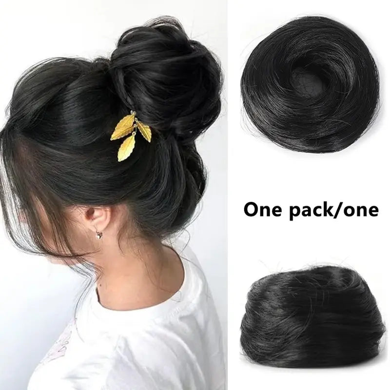 🔥 Add more Synthetic Messy Bun Hair Piece for Women and Save 70% Off Retail Price 💖💖