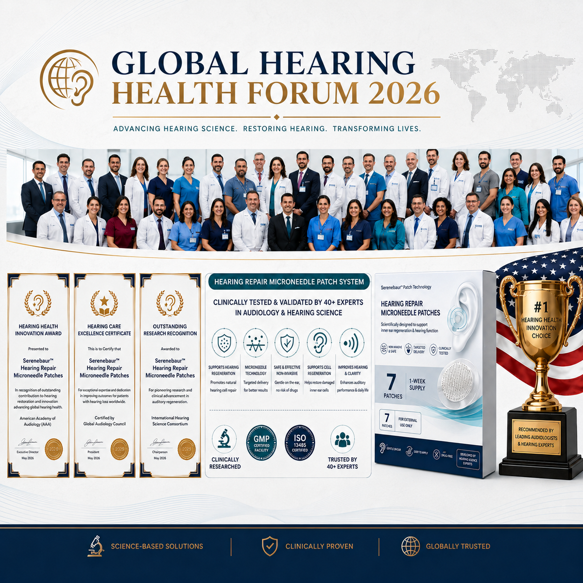 Hearing Repair Microneedle Patchs-GUO