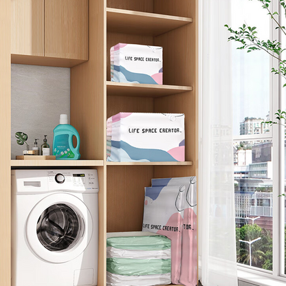 🥳LAST DAY BUY 2 GET 1 FREE!!💞50K+ SOLD!🧳💨No‑Pump Vacuum Storage Bags – Press & seal, no pump needed. Saves 80% space, keeps clothes dry & dust‑free. Perfect for bulky bedding & off‑season gear. 🛏️🗄️