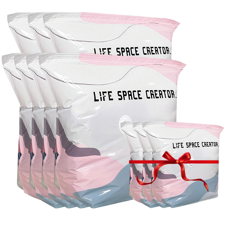 🥳LAST DAY BUY 2 GET 1 FREE!!💞50K+ SOLD!🧳💨No‑Pump Vacuum Storage Bags – Press & seal, no pump needed. Saves 80% space, keeps clothes dry & dust‑free. Perfect for bulky bedding & off‑season gear. 🛏️🗄️
