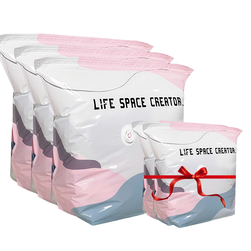 🥳LAST DAY BUY 2 GET 1 FREE!!💞50K+ SOLD!🧳💨No‑Pump Vacuum Storage Bags – Press & seal, no pump needed. Saves 80% space, keeps clothes dry & dust‑free. Perfect for bulky bedding & off‑season gear. 🛏️🗄️