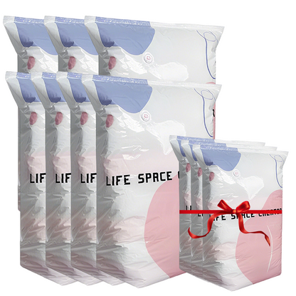 🥳LAST DAY BUY 2 GET 1 FREE!!💞50K+ SOLD!🧳💨No‑Pump Vacuum Storage Bags – Press & seal, no pump needed. Saves 80% space, keeps clothes dry & dust‑free. Perfect for bulky bedding & off‑season gear. 🛏️🗄️