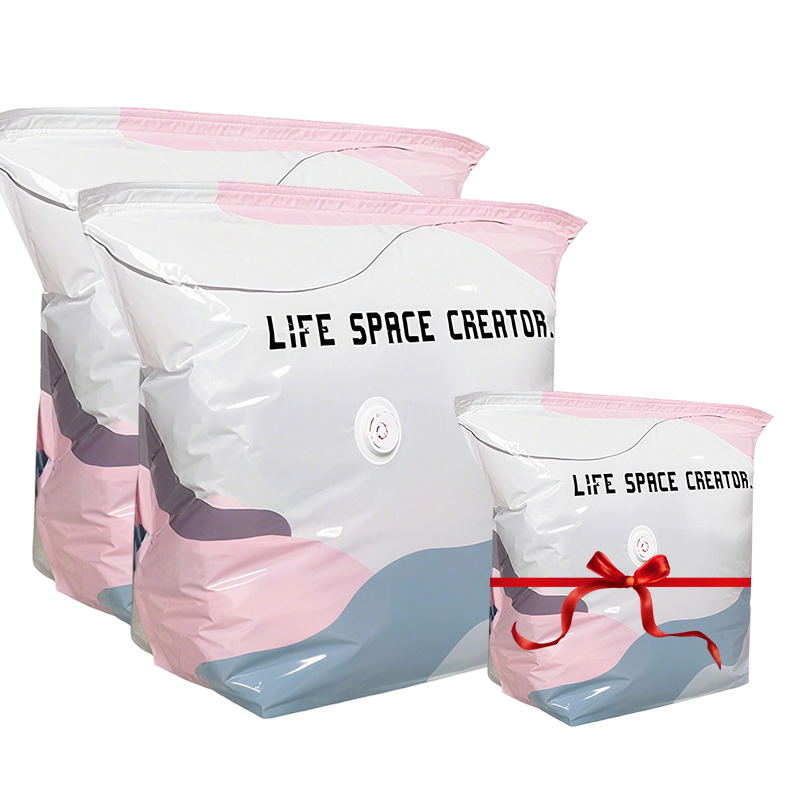 🥳LAST DAY BUY 2 GET 1 FREE!!💞50K+ SOLD!🧳💨No‑Pump Vacuum Storage Bags – Press & seal, no pump needed. Saves 80% space, keeps clothes dry & dust‑free. Perfect for bulky bedding & off‑season gear. 🛏️🗄️